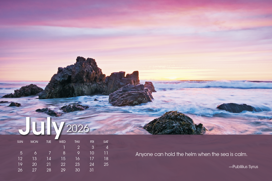Triumph Calendars Scenic Moments Large Desk Calendar-4275