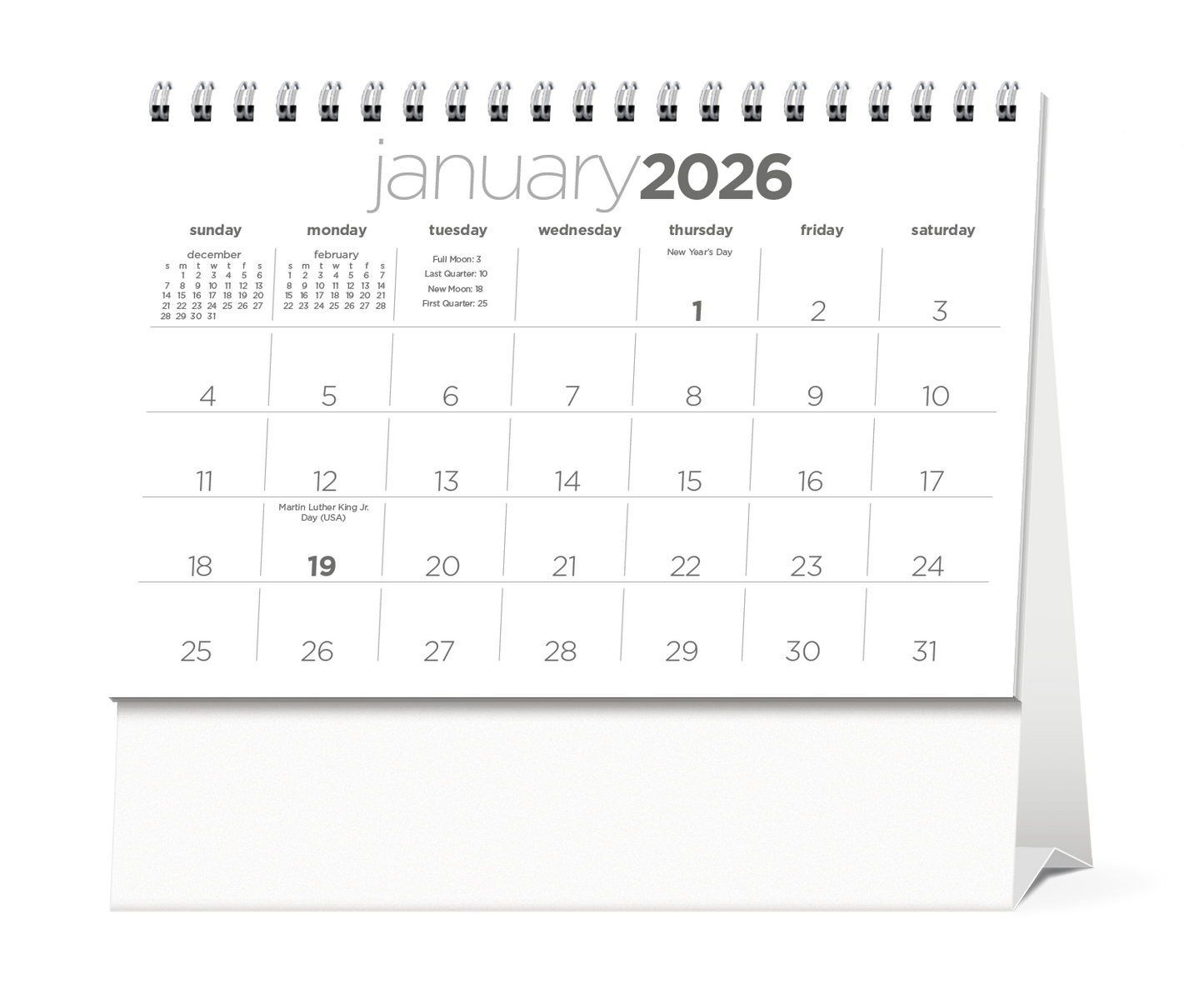 Triumph Calendars Simplicity Large Desk Calendar-4277