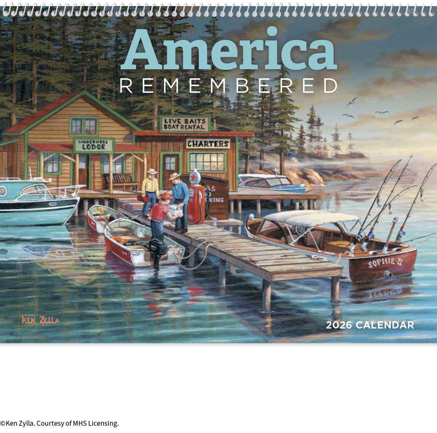 HotLine Products America Remembered Appointment Calendar Spiral-429
