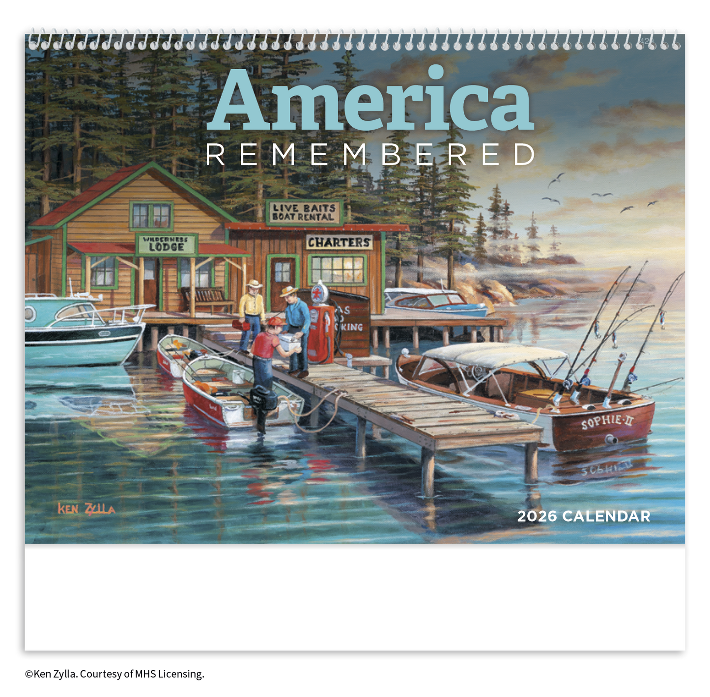 HotLine Products America Remembered Appointment Calendar Spiral-429