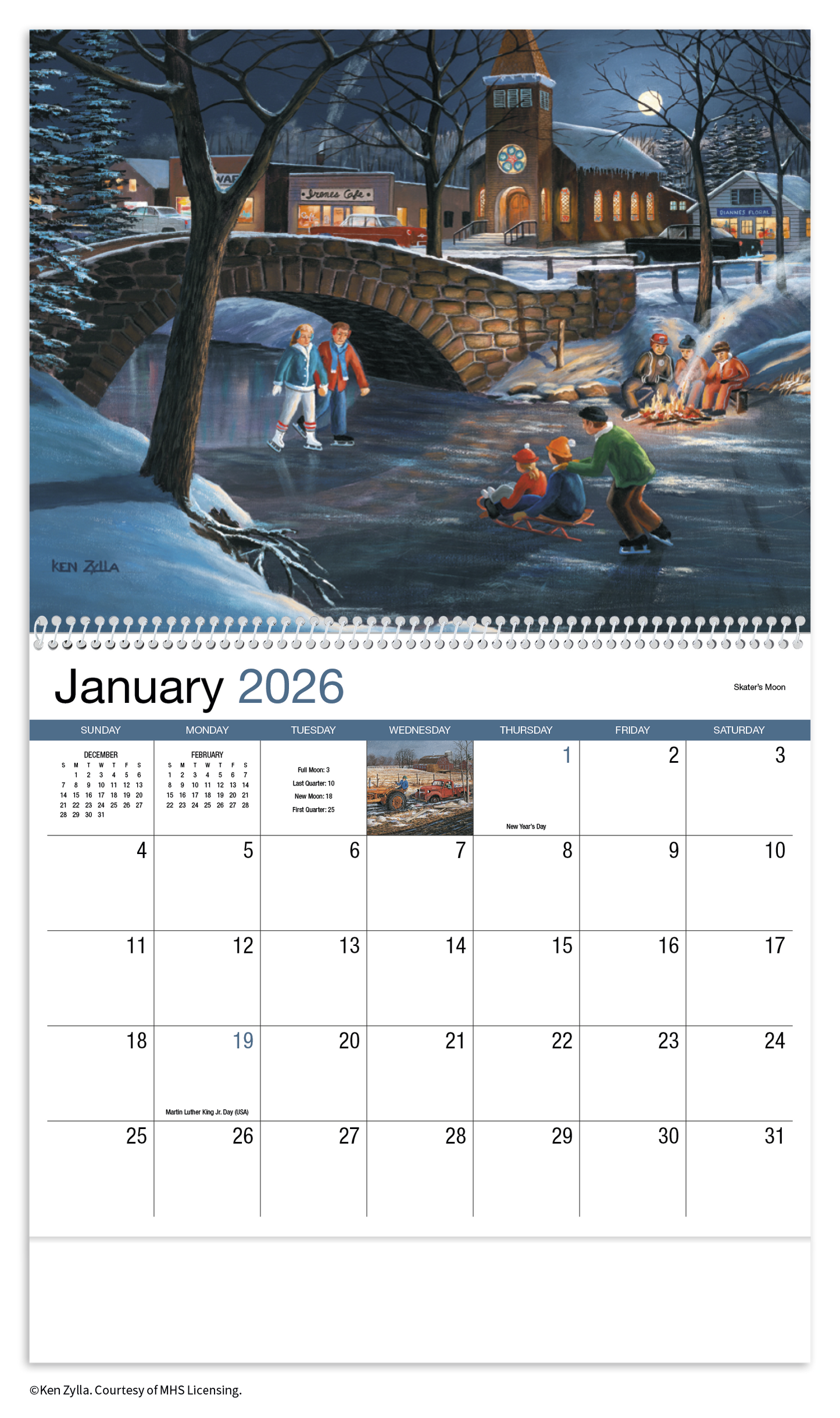 HotLine Products America Remembered Appointment Calendar Spiral-429