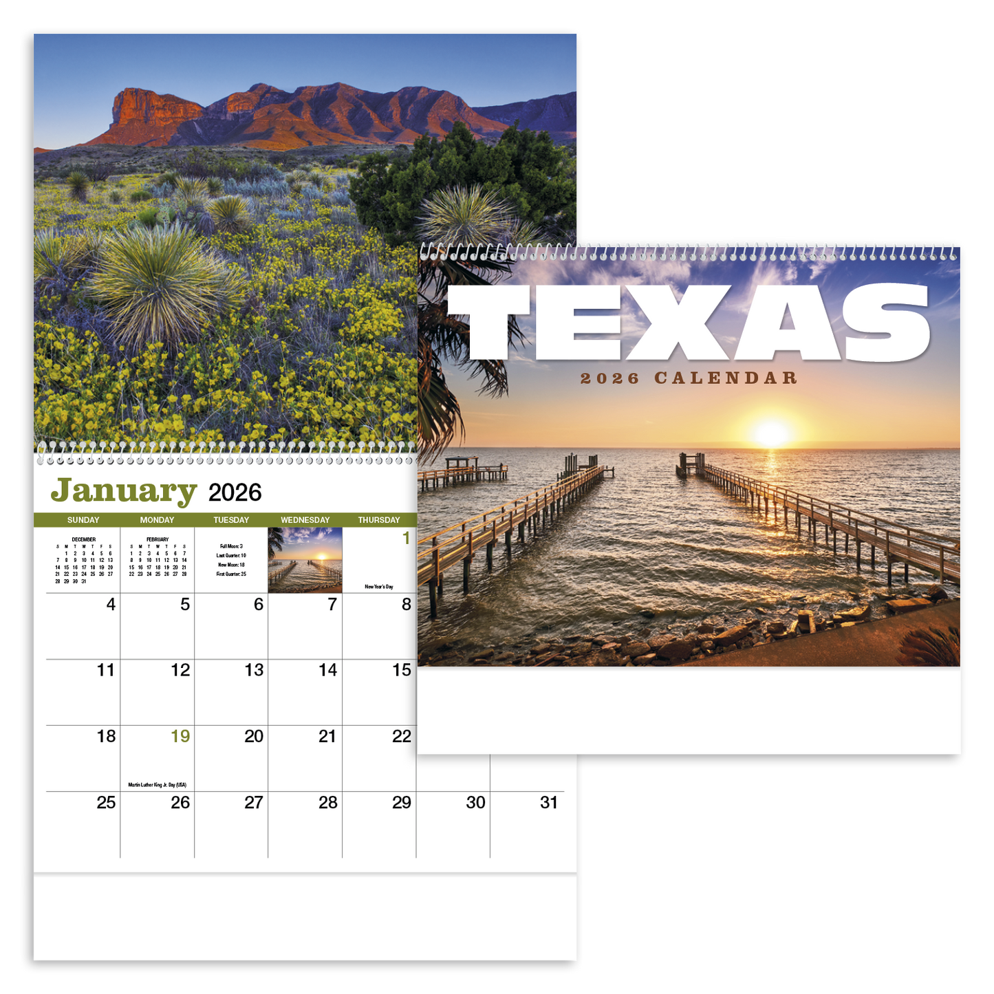 HotLine Products Texas Appointment Calendar Spiral-436