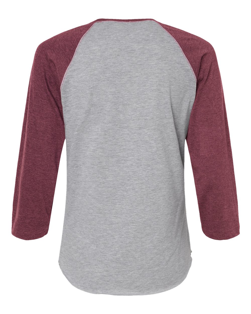 LAT Women's Baseball Fine Jersey Three-Quarter Sleeve Tee - 3530