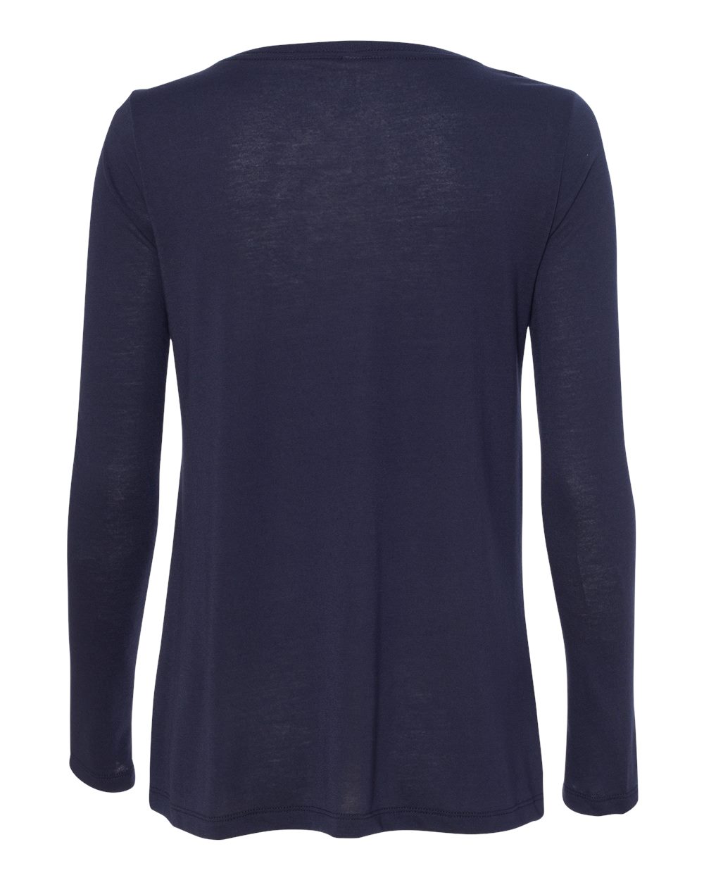 BELLA + CANVAS Women's Flowy Long Sleeve V-Neck Tee - 8855