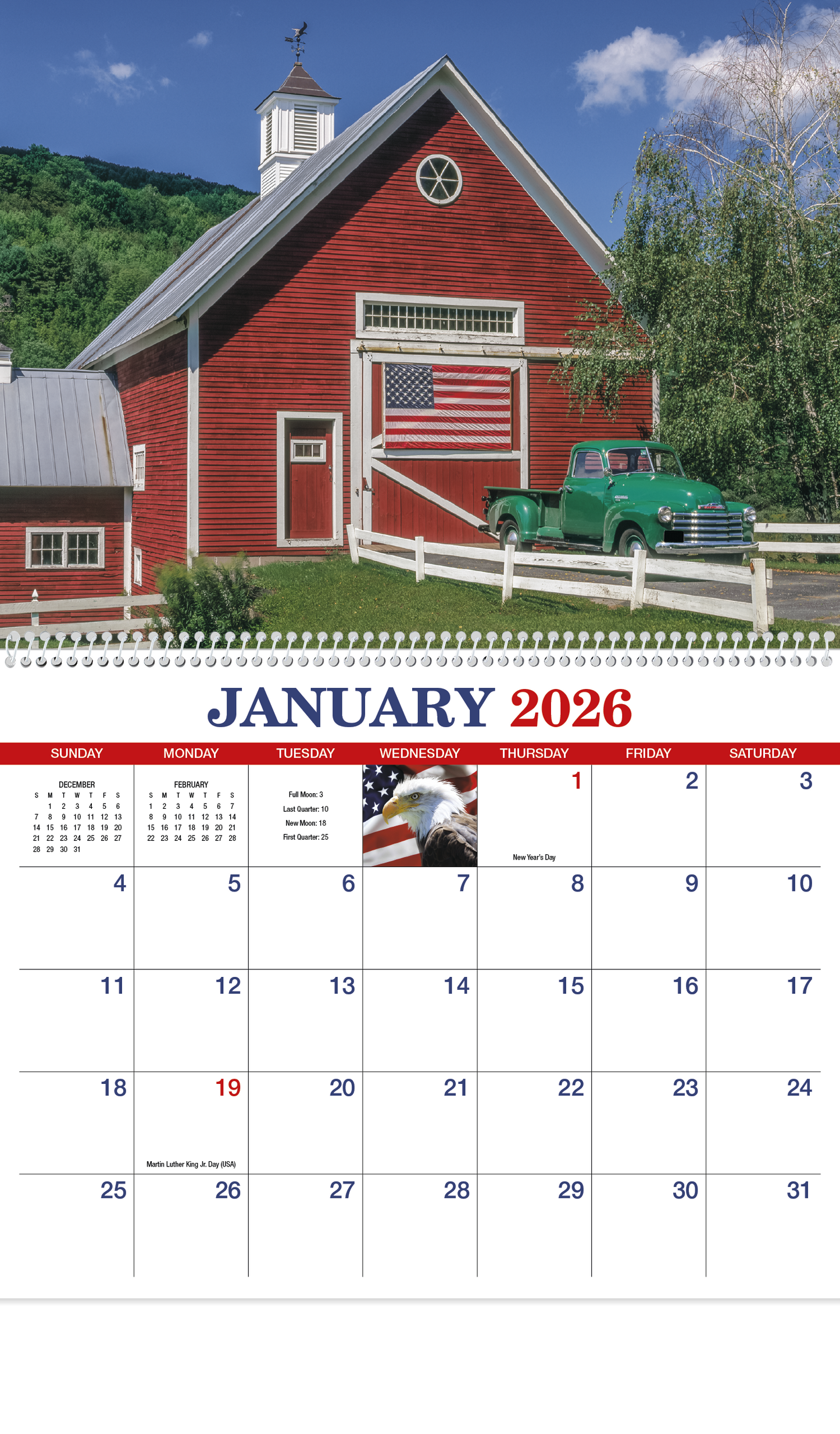 HotLine Products America Appointment Calendar Spiral-457