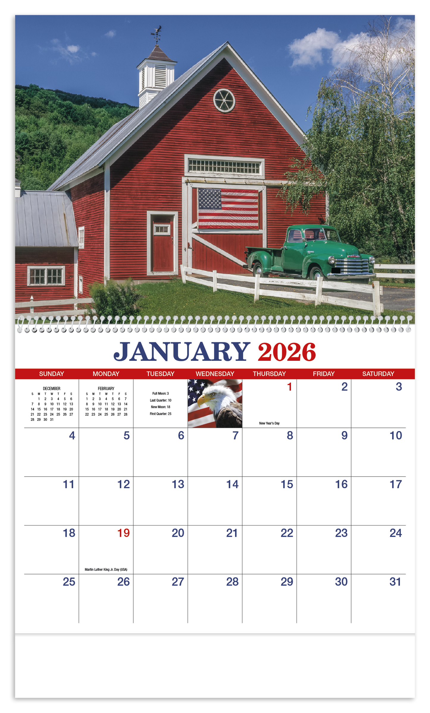 HotLine Products America Appointment Calendar Spiral-457