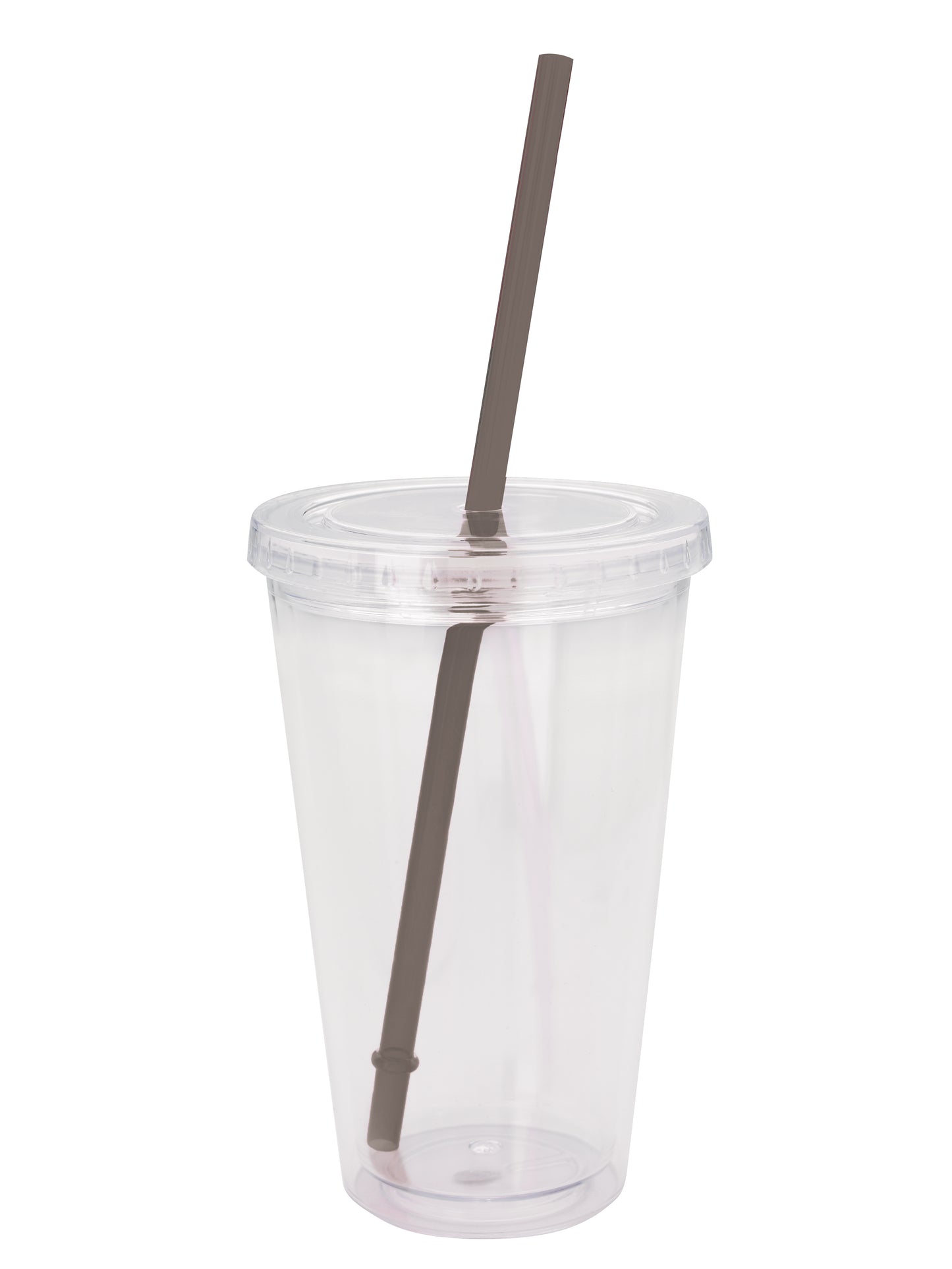 Good Value Clear Tumbler with Colored Lid 18 oz-45962
