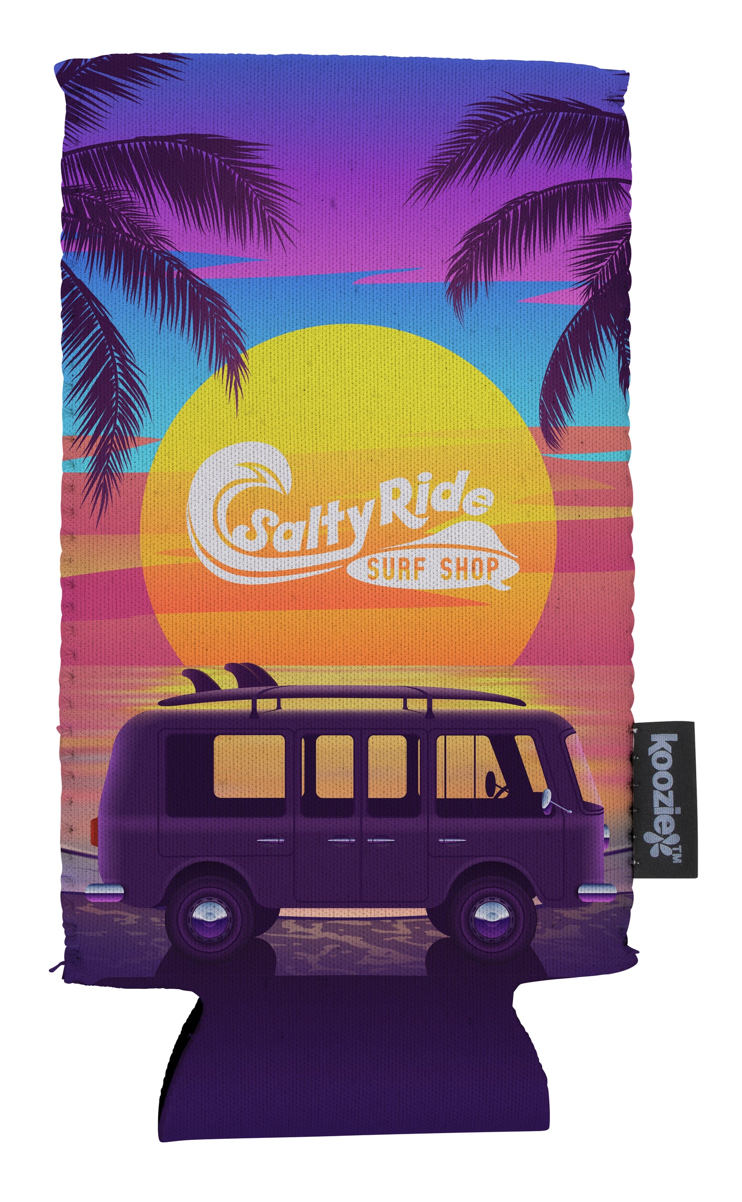 Koozie FullColor Collapsible Slim Neoprene Can Cooler-46416