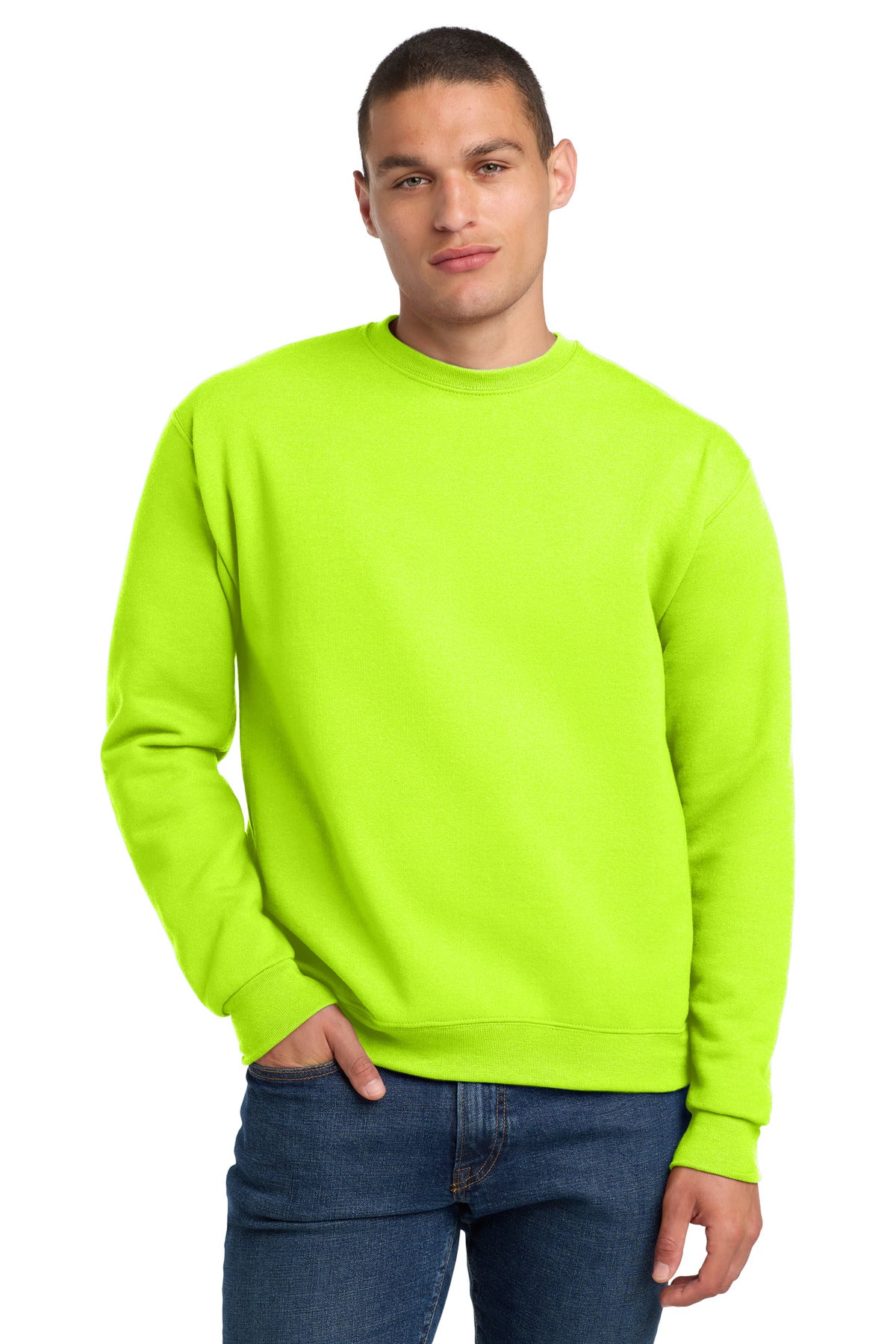 Jerzees? Super Sweats? NuBlend? - Crewneck Sweatshirt.