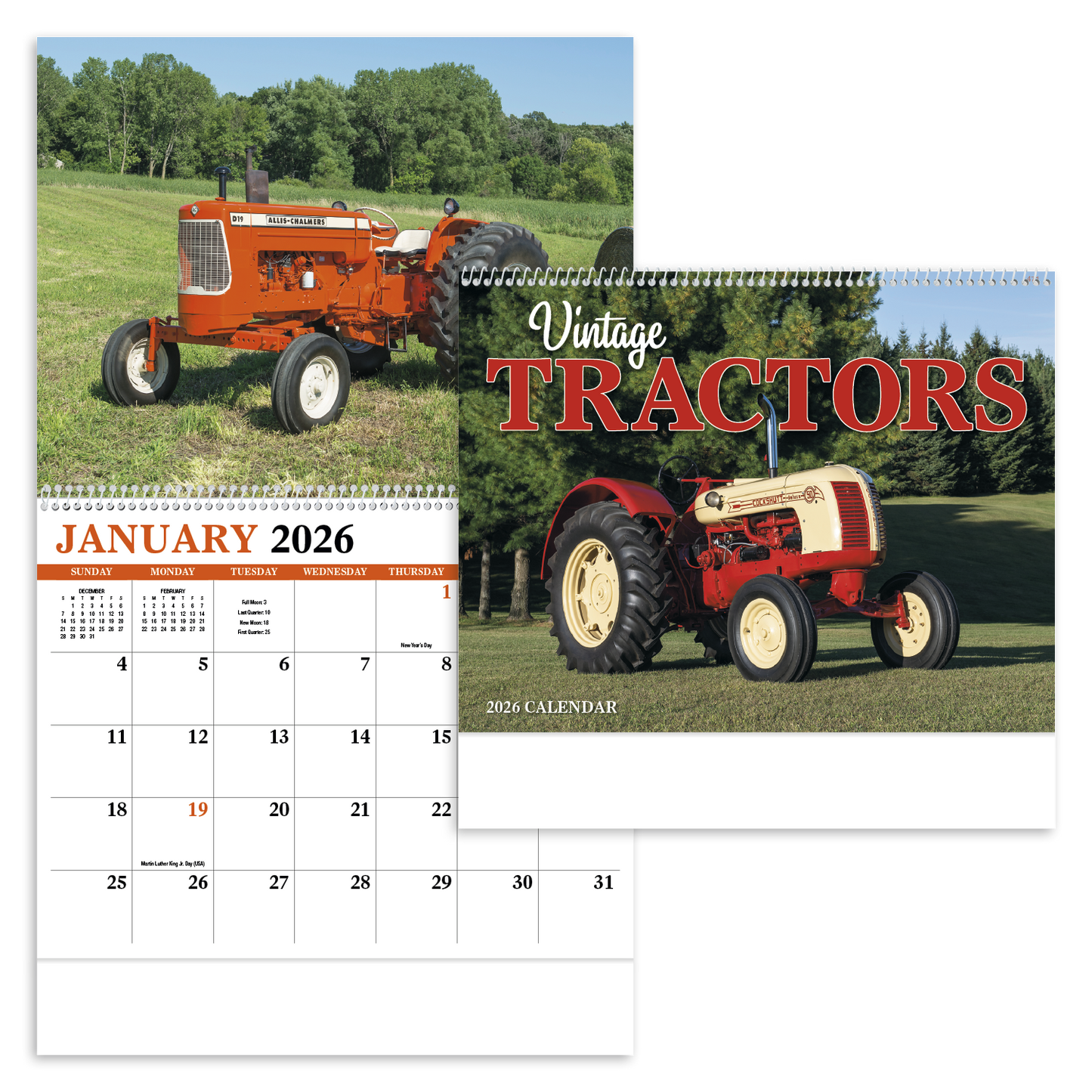 HotLine Products Vintage Tractors Appointment Calendar Spiral-471