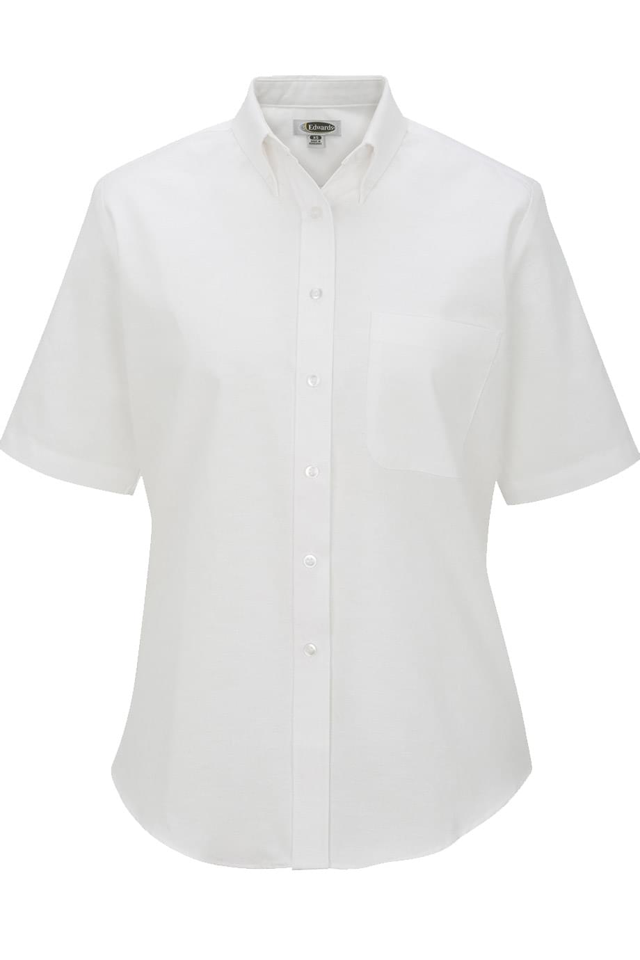 Easy Care Oxford Short Sleeve Ladies Shirt - 5027