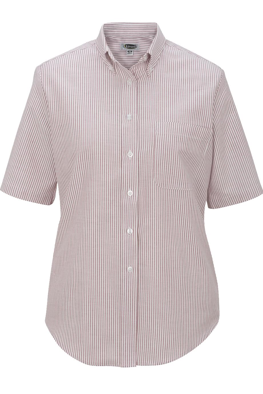 Easy Care Oxford Short Sleeve Ladies Shirt - 5027
