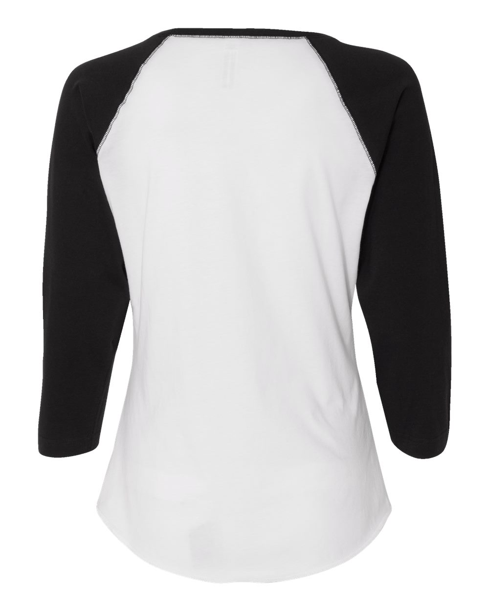 LAT Women's Baseball Fine Jersey Three-Quarter Sleeve Tee - 3530