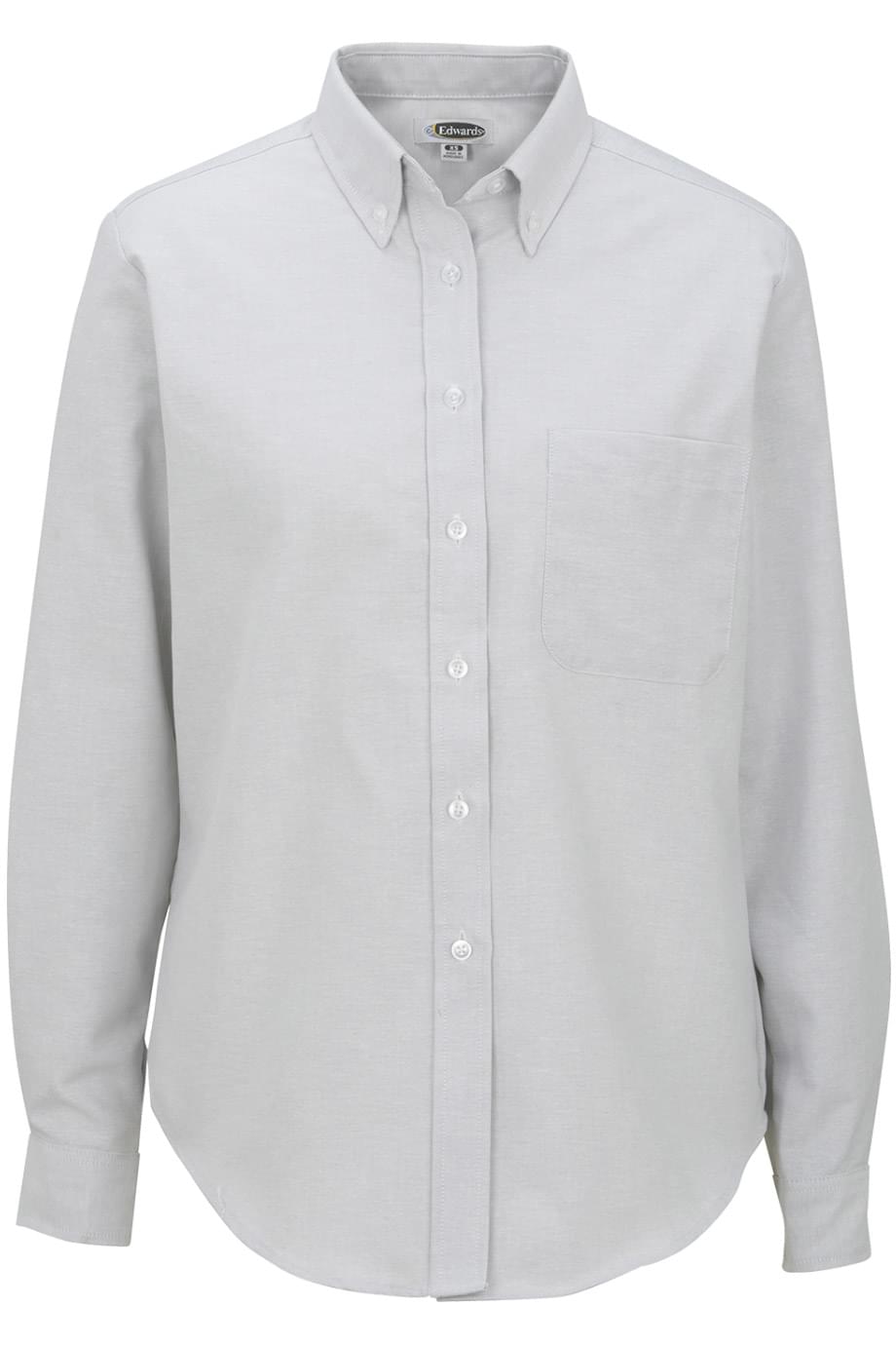 Easy Care Oxford Long Sleeve Ladies Shirt - 5077