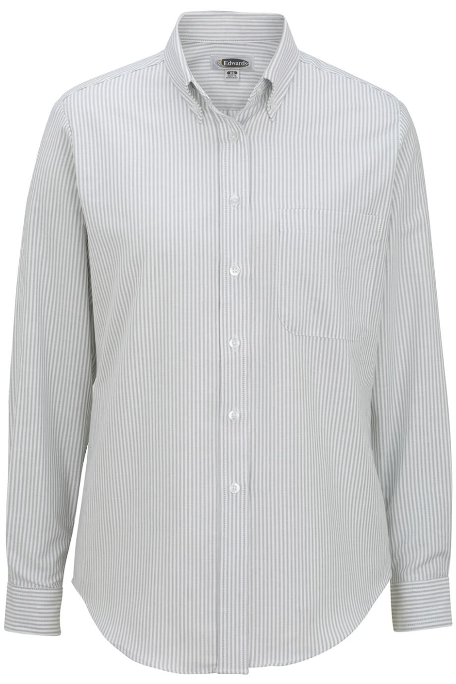 Easy Care Oxford Long Sleeve Ladies Shirt - 5077