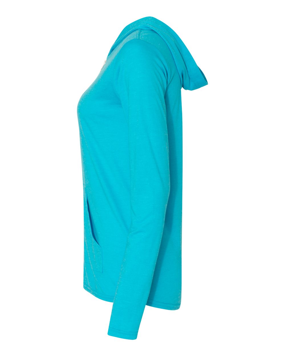 Anvil Women's Triblend Full-Zip Hooded Long Sleeve T-Shirt - 6759L