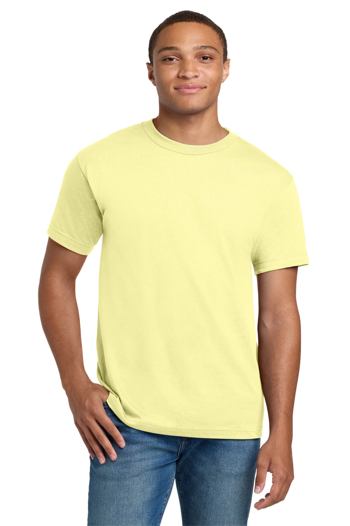 Hanes? Beefy-T? - 100% Cotton T-Shirt. 5180