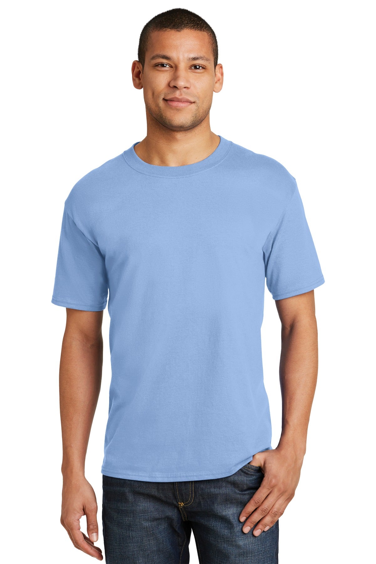 Hanes? Beefy-T? - 100% Cotton T-Shirt. 5180