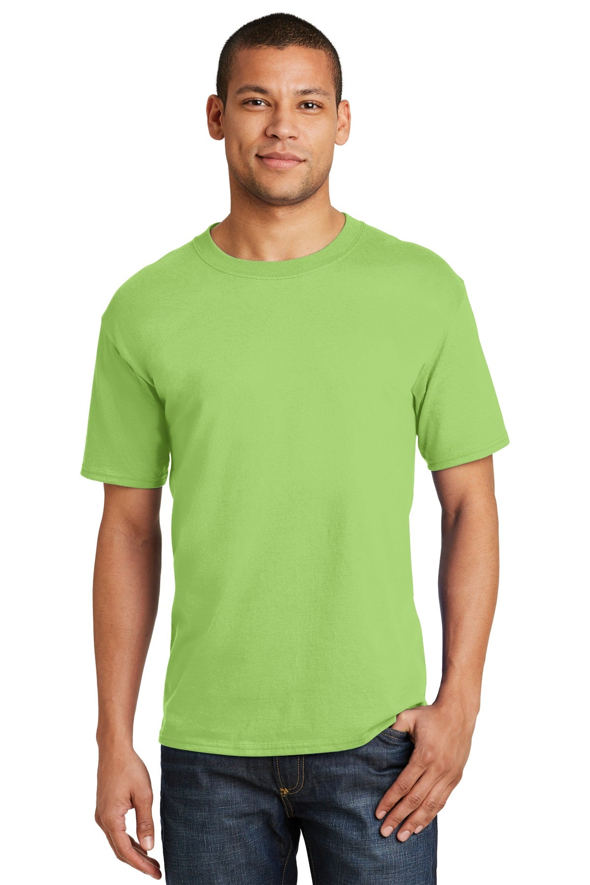 Hanes? Beefy-T? - 100% Cotton T-Shirt. 5180