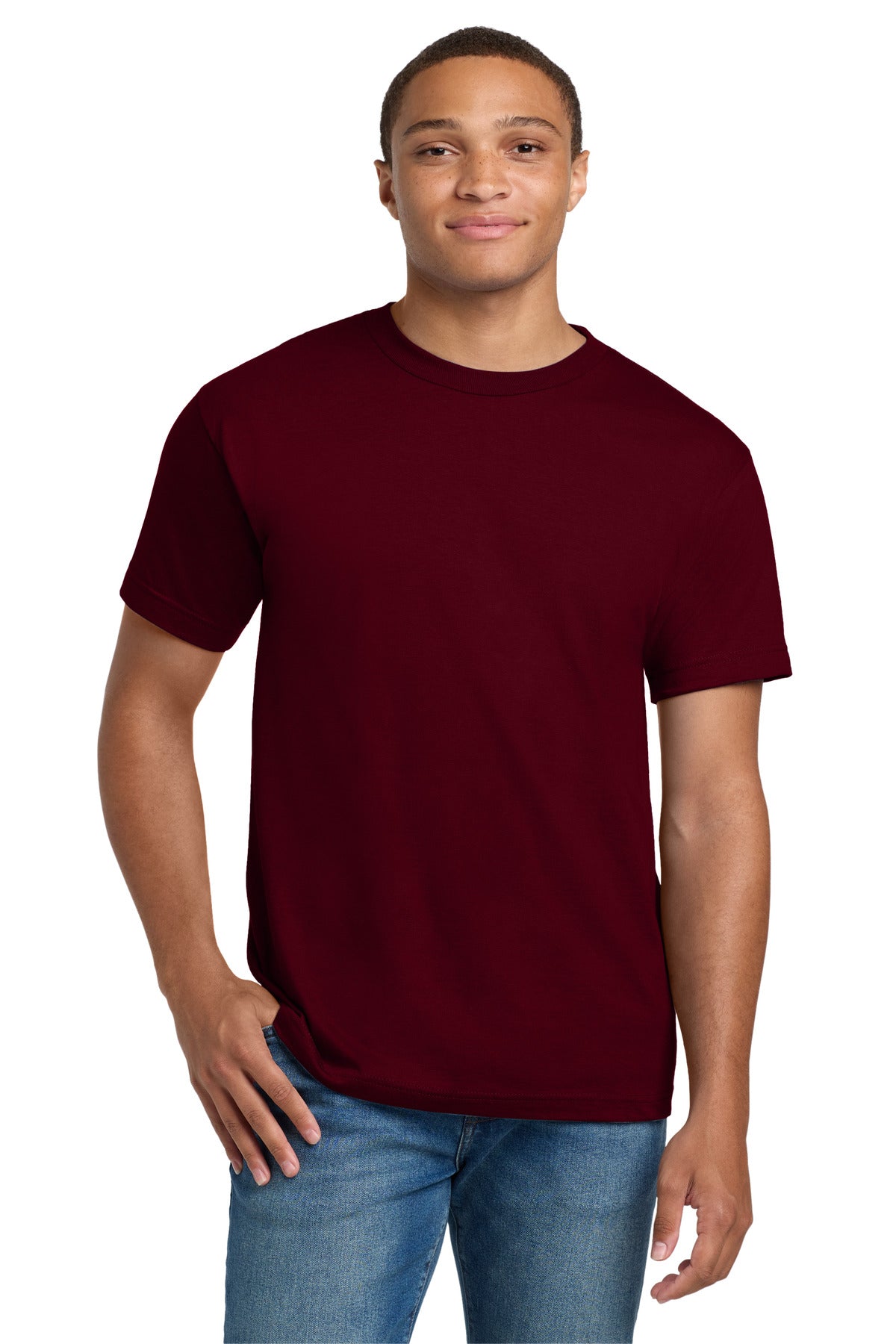 Hanes? Beefy-T? - 100% Cotton T-Shirt. 5180