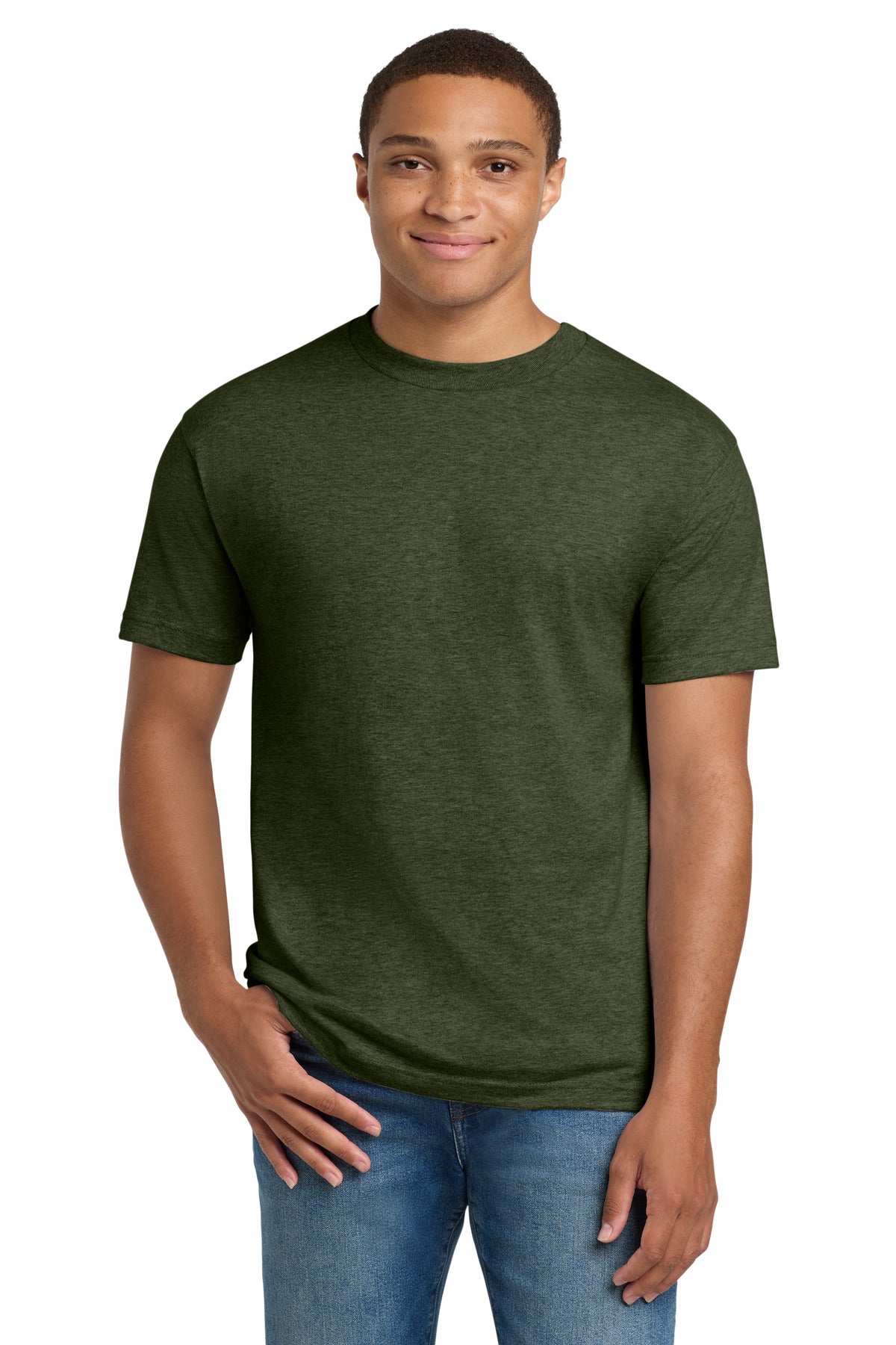 Hanes? Beefy-T? - 100% Cotton T-Shirt. 5180