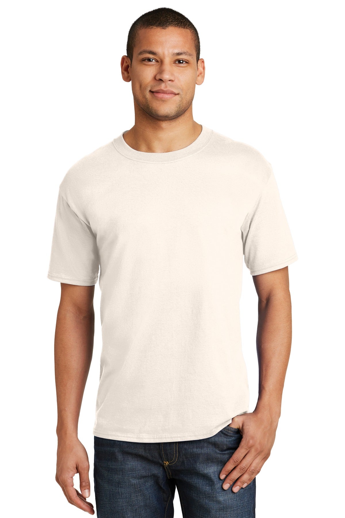 Hanes? Beefy-T? - 100% Cotton T-Shirt. 5180