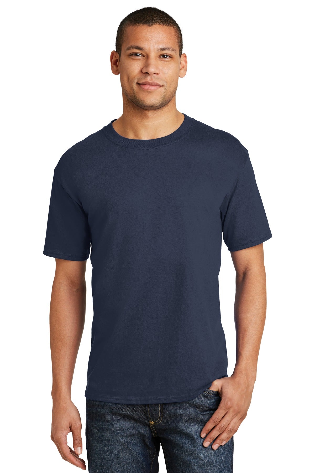 Hanes? Beefy-T? - 100% Cotton T-Shirt. 5180