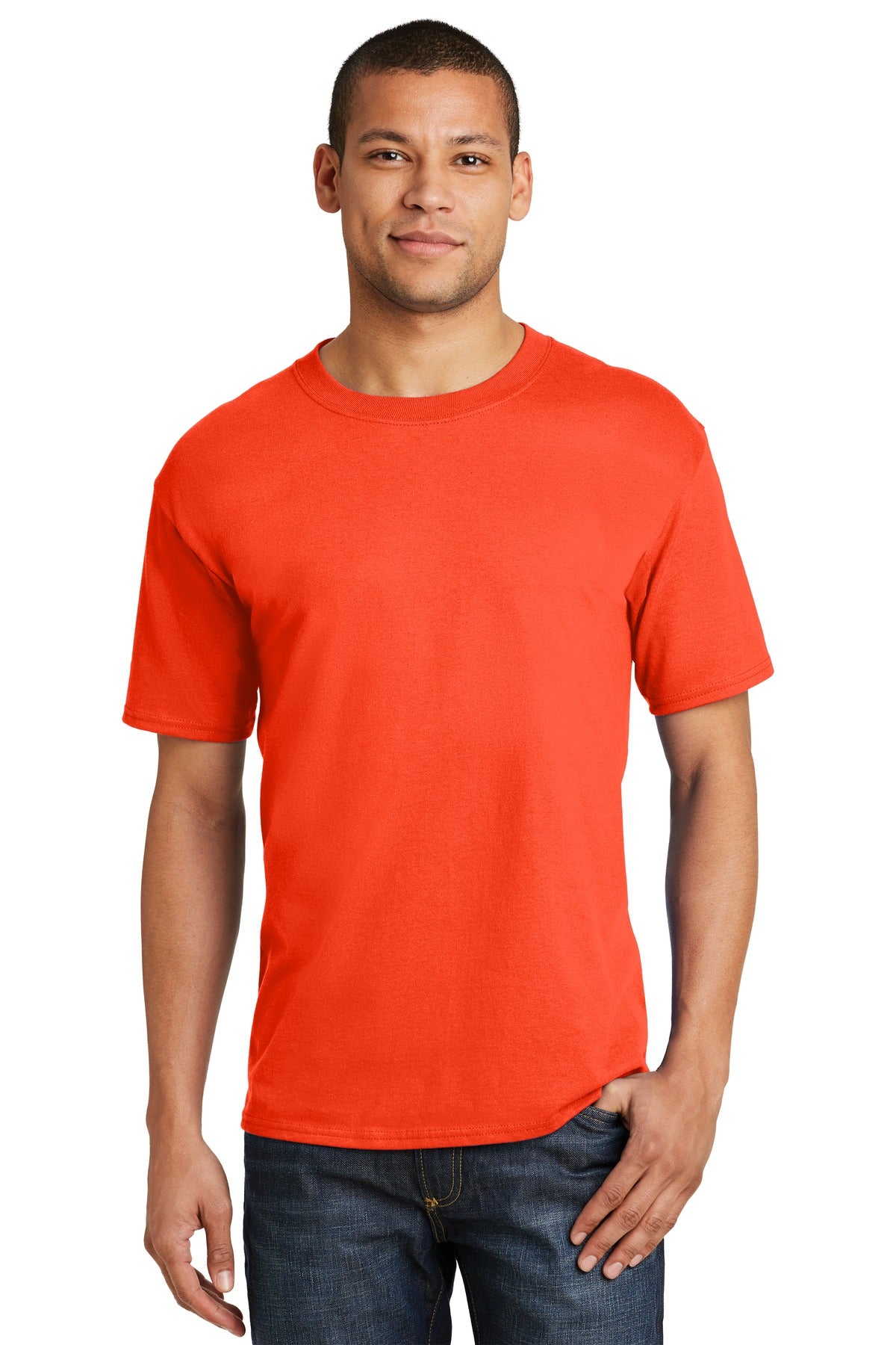 Hanes? Beefy-T? - 100% Cotton T-Shirt. 5180