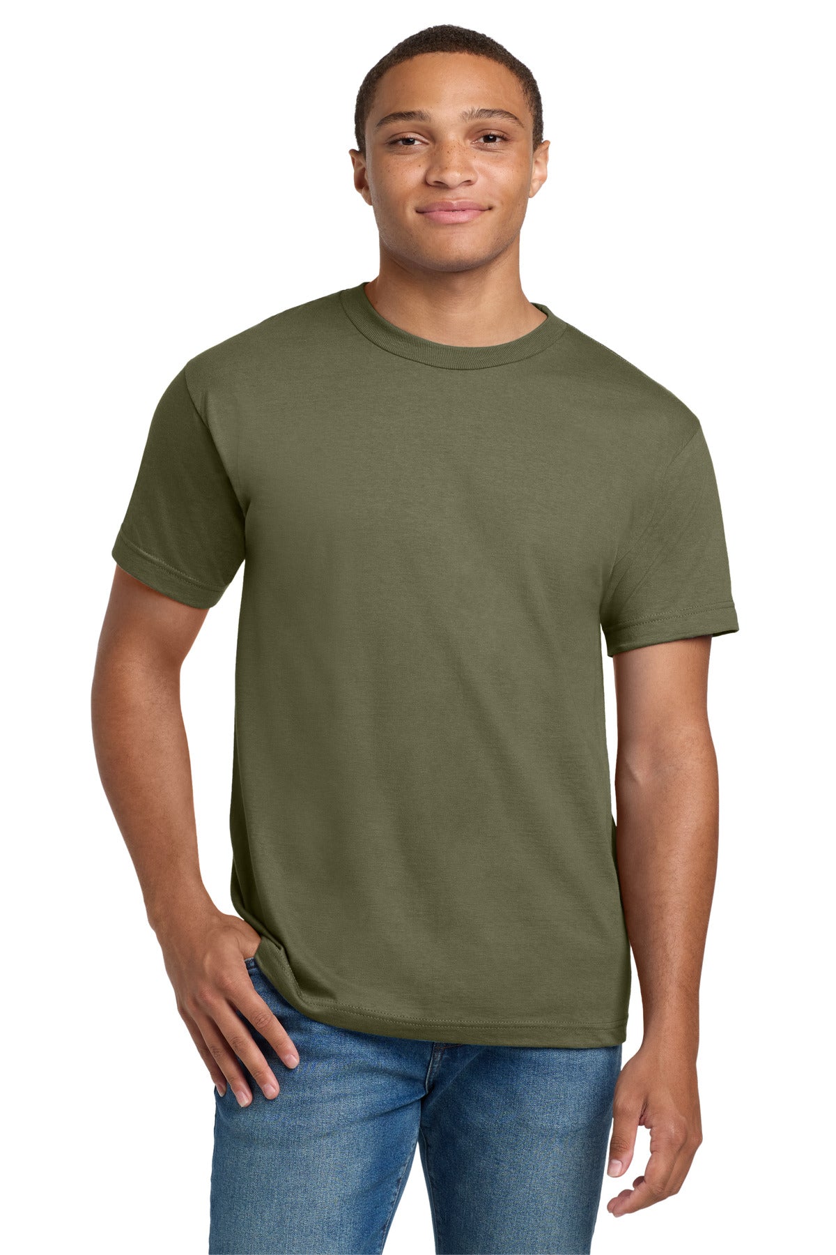 Hanes? Beefy-T? - 100% Cotton T-Shirt. 5180