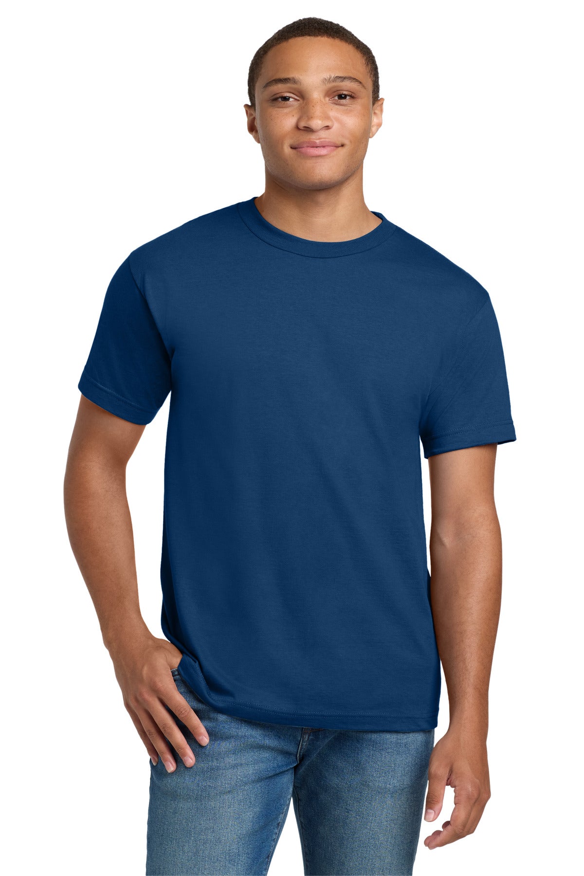 Hanes? Beefy-T? - 100% Cotton T-Shirt. 5180