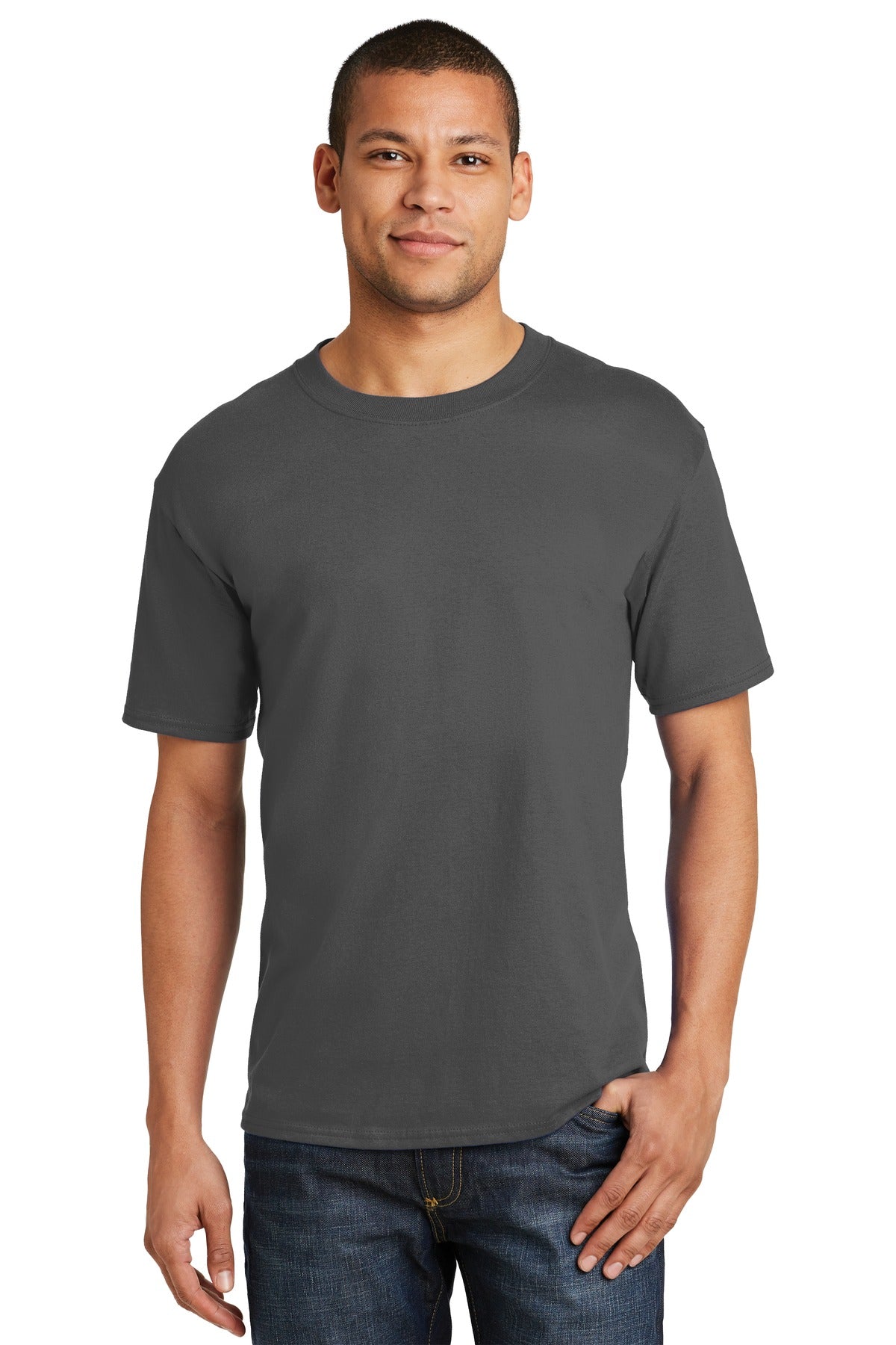 Hanes? Beefy-T? - 100% Cotton T-Shirt. 5180