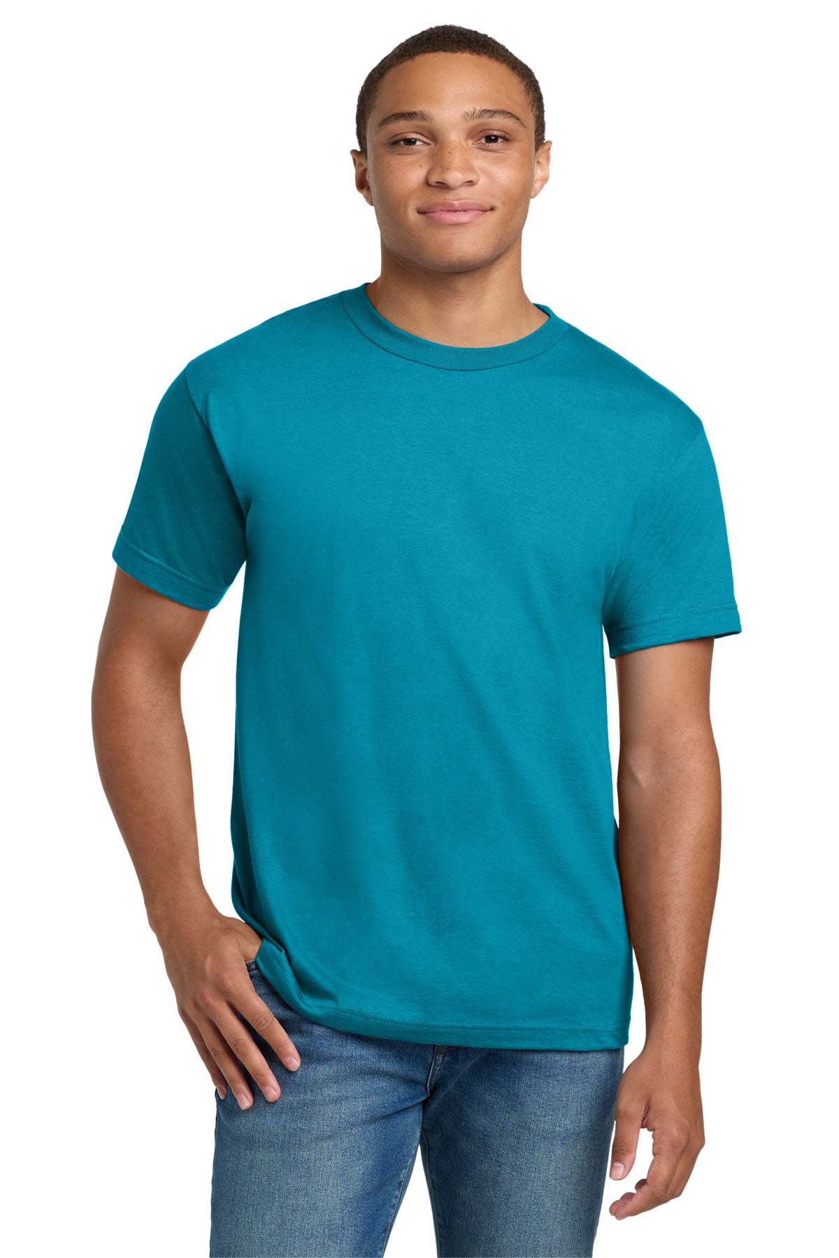 Hanes? Beefy-T? - 100% Cotton T-Shirt. 5180