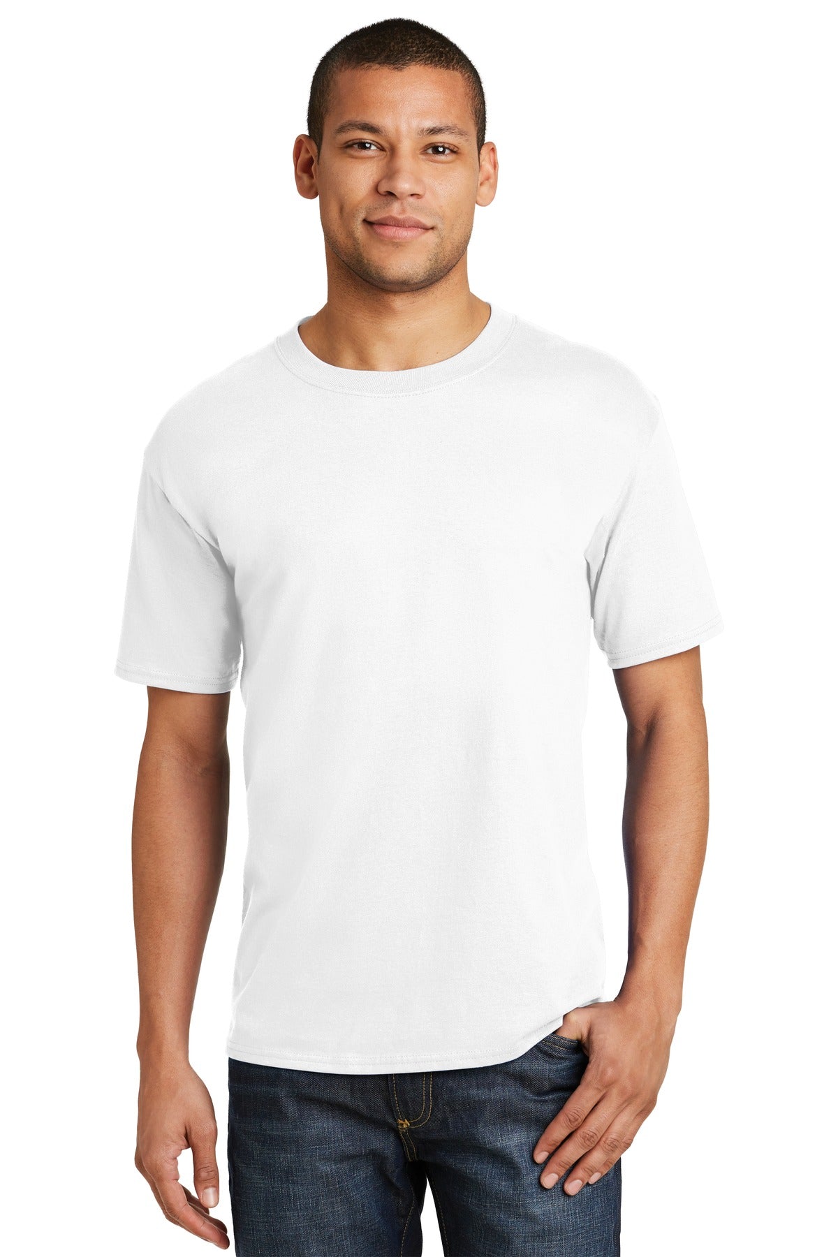 Hanes? Beefy-T? - 100% Cotton T-Shirt. 5180