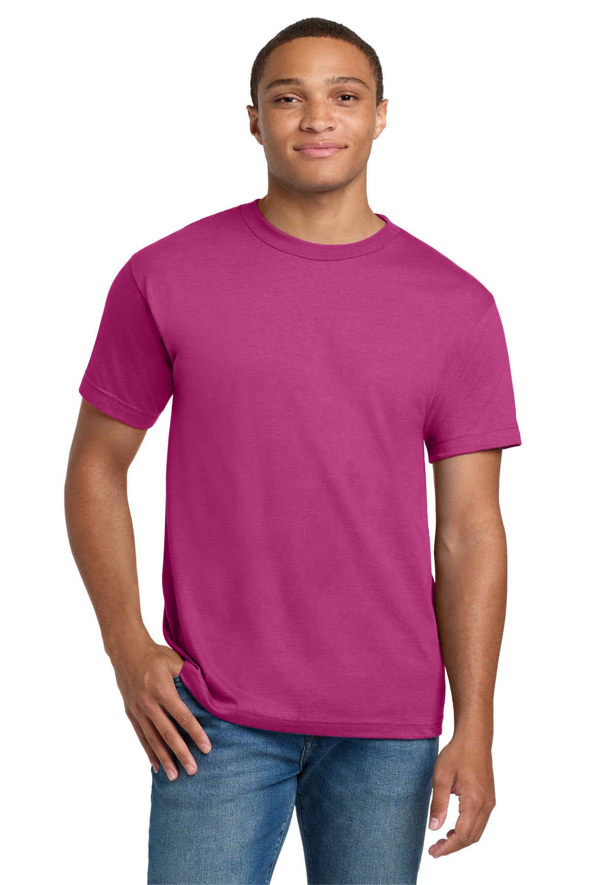 Hanes? Beefy-T? - 100% Cotton T-Shirt. 5180