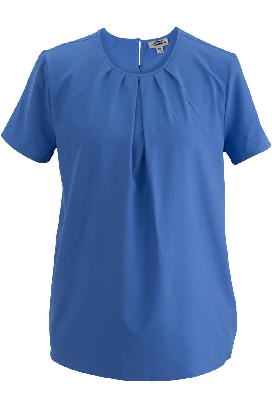 Jewel Neck Ladies Blouse - 5224