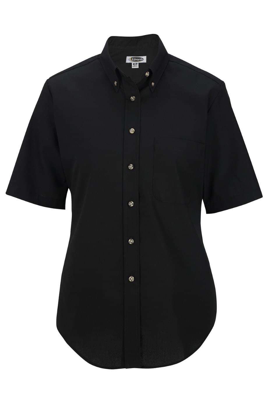Easy Care Poplin Short Sleeve Ladies Shirt - 5230