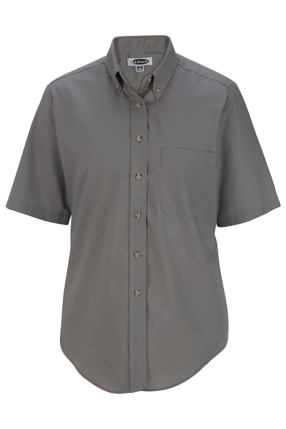 Easy Care Poplin Short Sleeve Ladies Shirt