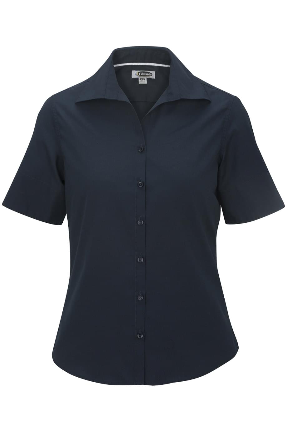 Lightweight Poplin Short Sleeve Ladies Shirt - 5245