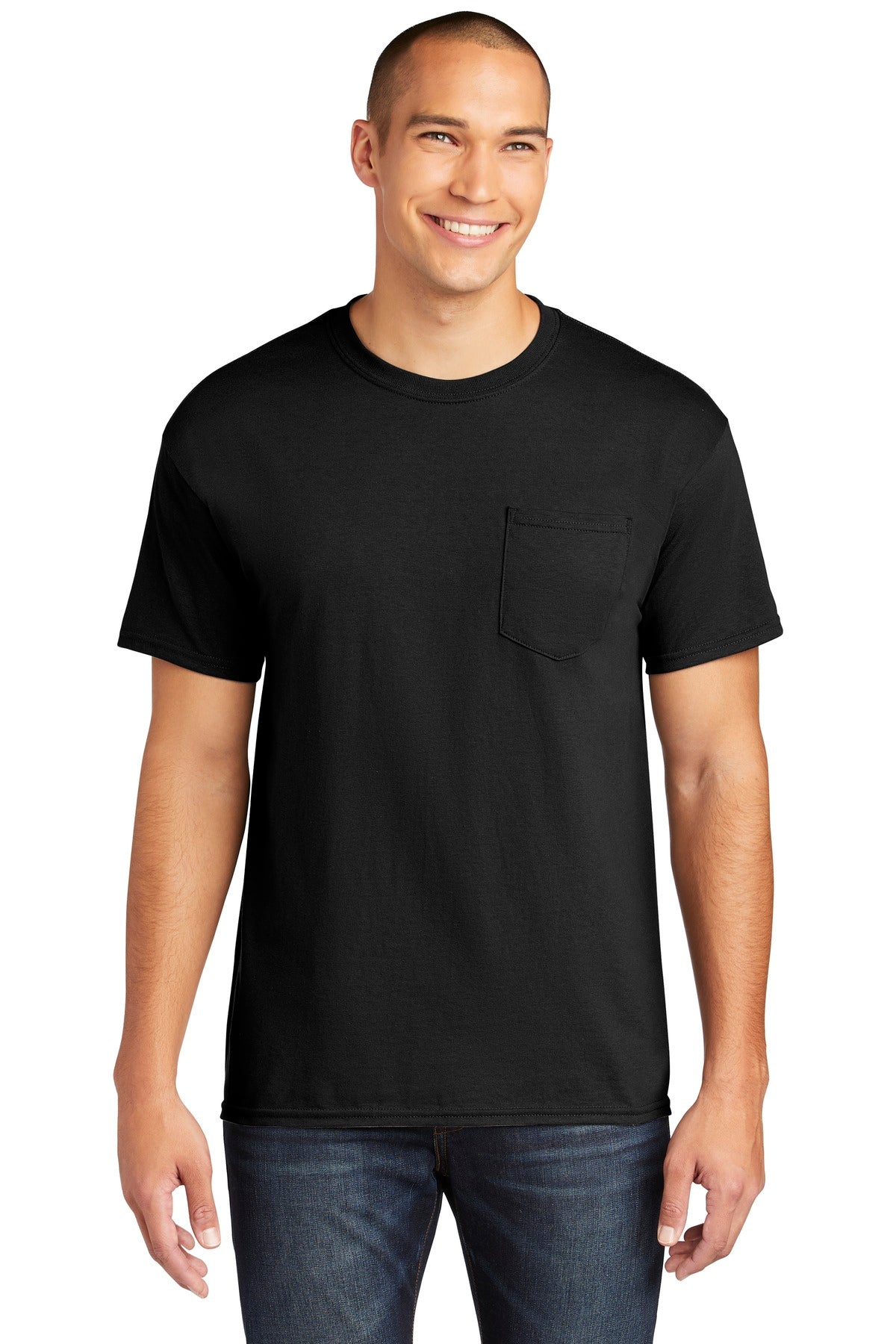 Gildan ? Heavy Cotton ? 100% Cotton Pocket T-Shirt. 530