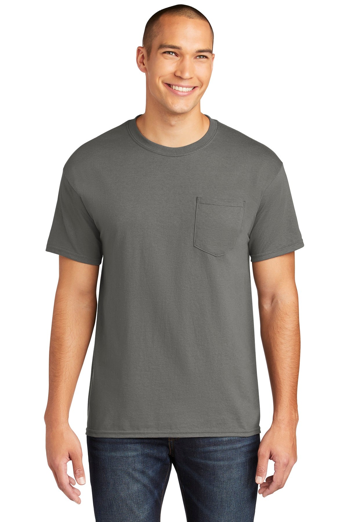 Gildan ? Heavy Cotton ? 100% Cotton Pocket T-Shirt. 530