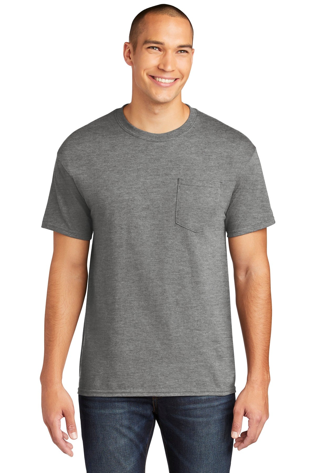 Gildan ? Heavy Cotton ? 100% Cotton Pocket T-Shirt. 530