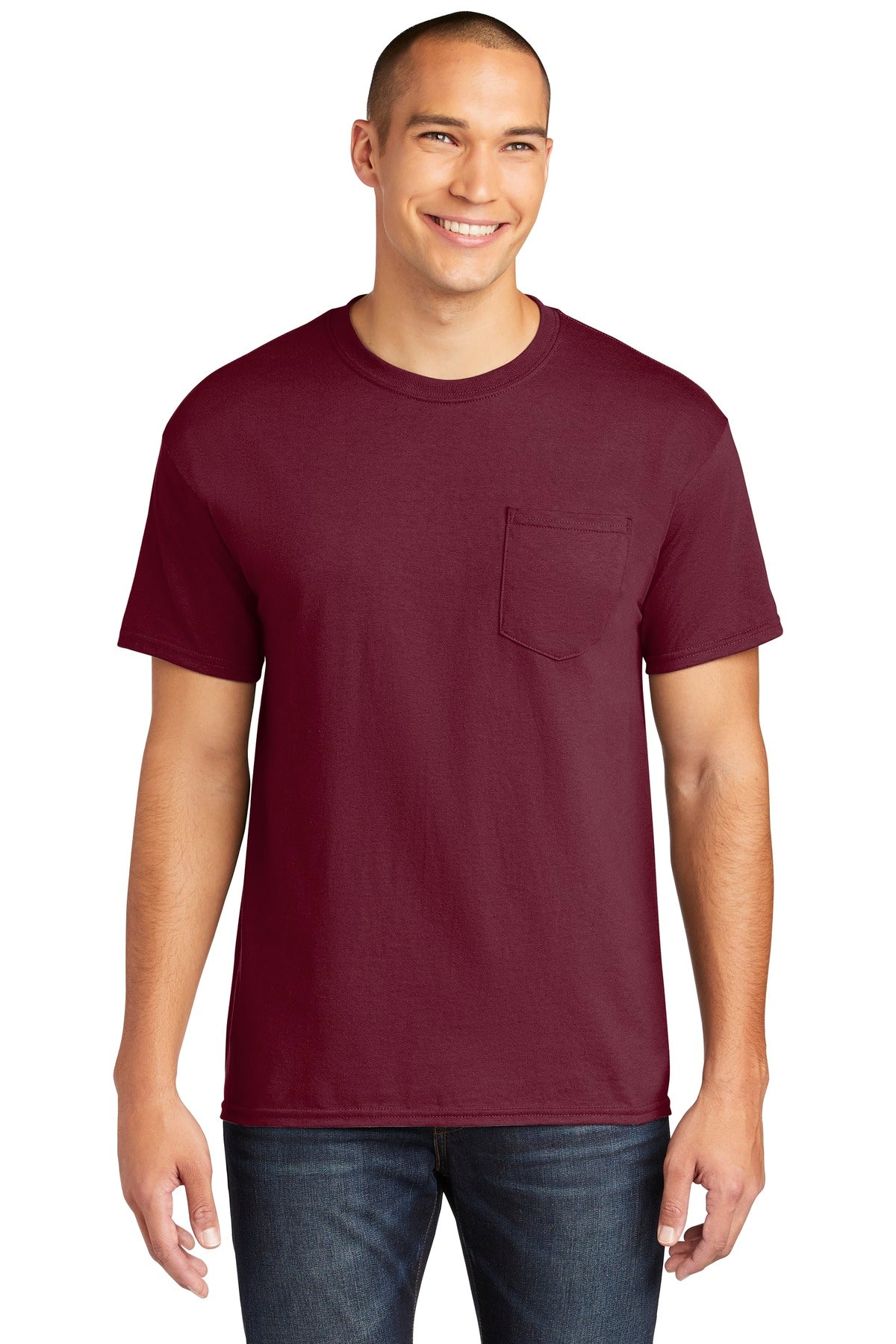 Gildan ? Heavy Cotton ? 100% Cotton Pocket T-Shirt. 530