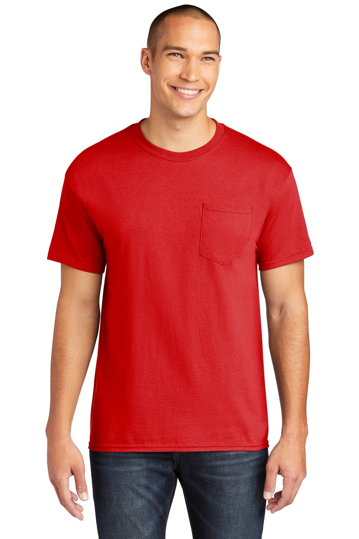 Gildan ? Heavy Cotton ? 100% Cotton Pocket T-Shirt. 530