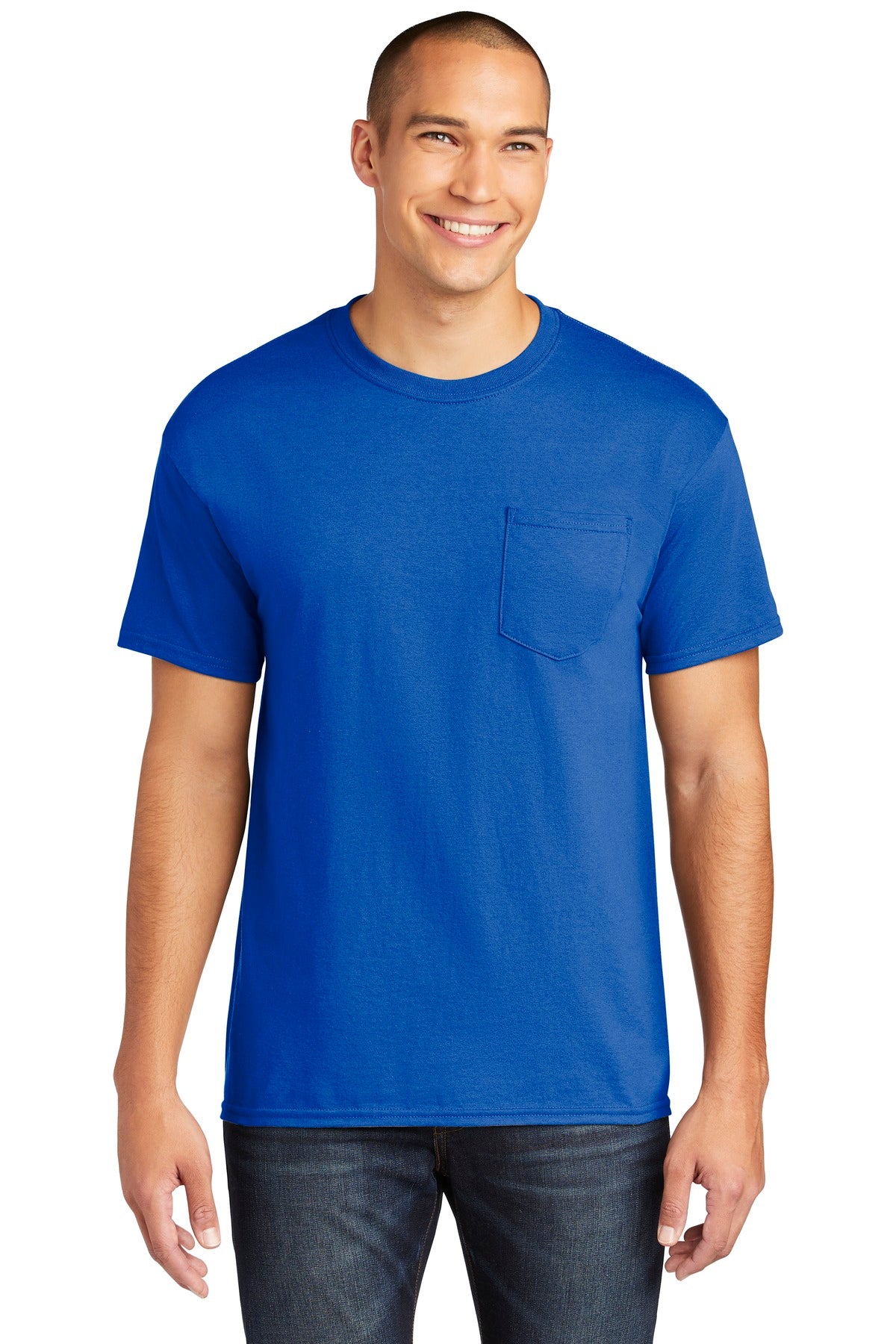 Gildan ? Heavy Cotton ? 100% Cotton Pocket T-Shirt. 530