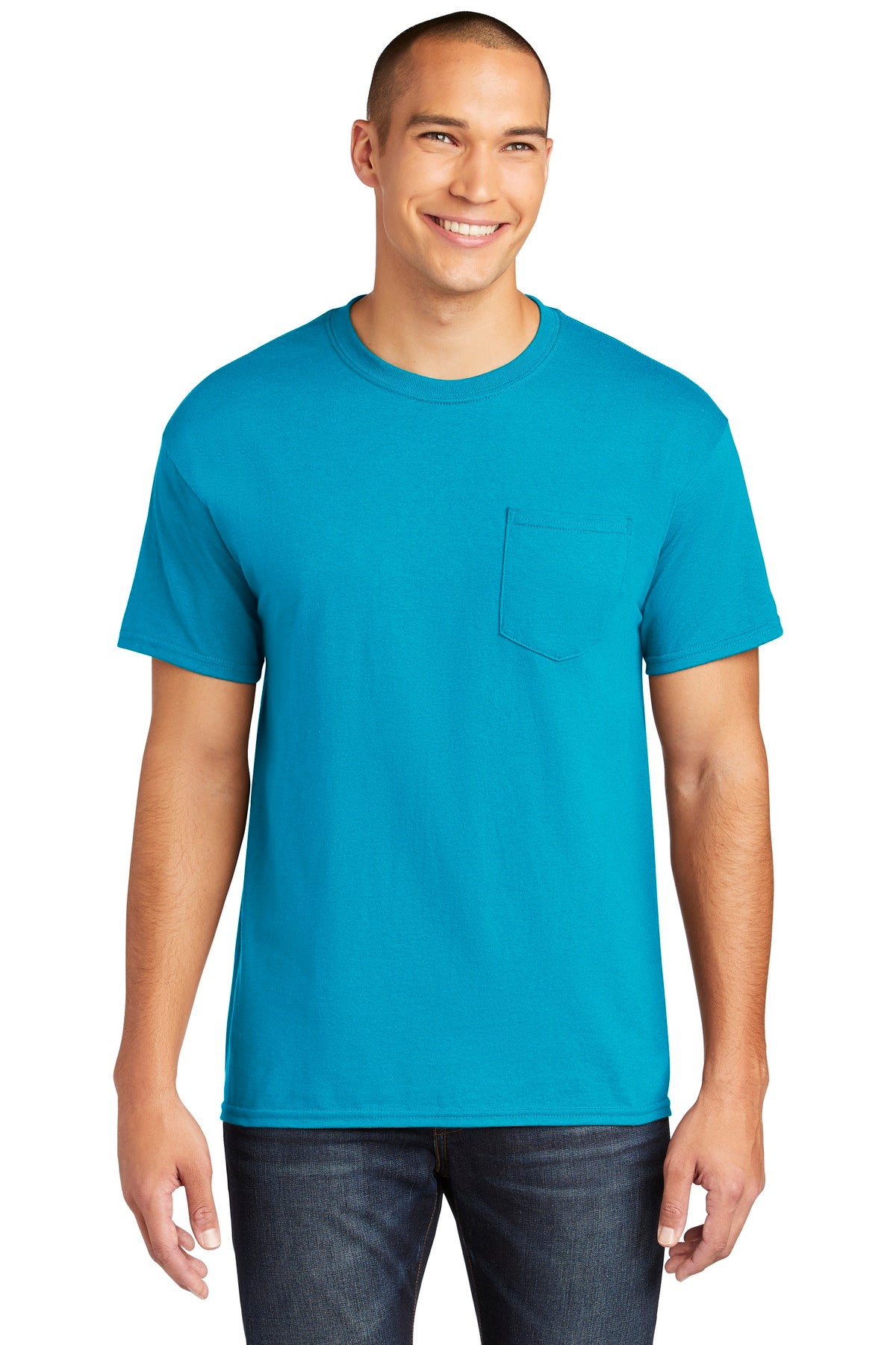 Gildan ? Heavy Cotton ? 100% Cotton Pocket T-Shirt. 530