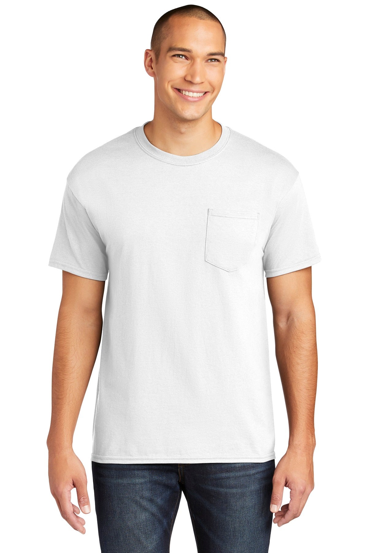 Gildan ? Heavy Cotton ? 100% Cotton Pocket T-Shirt. 530