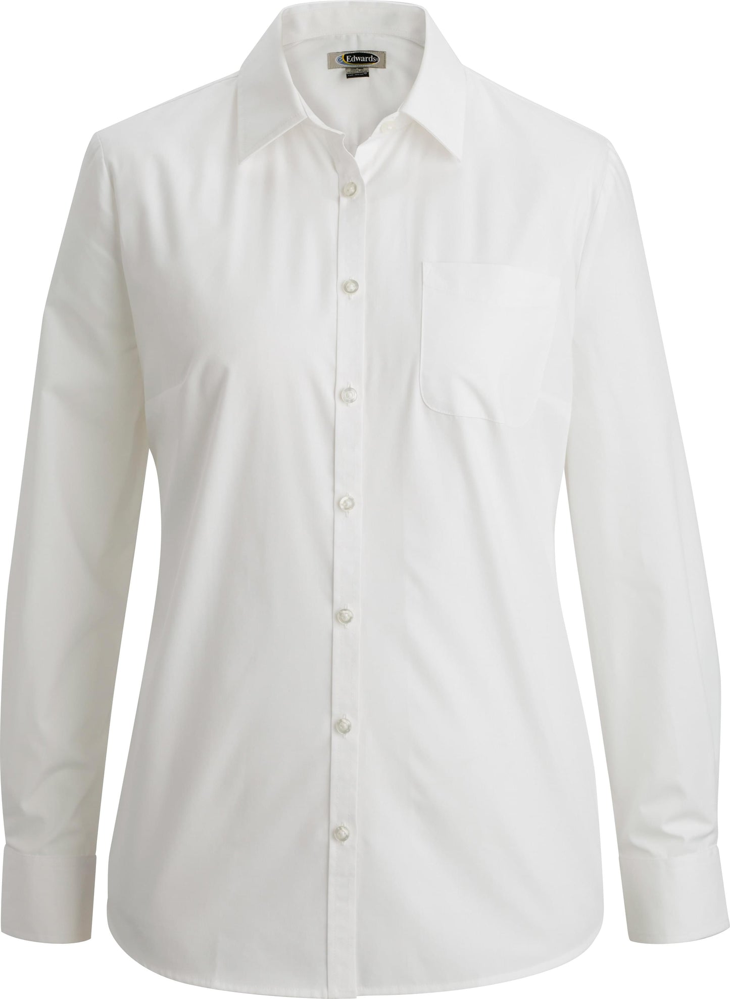 Essential Broadcloth Long Sleeve Ladies Shirt - 5354