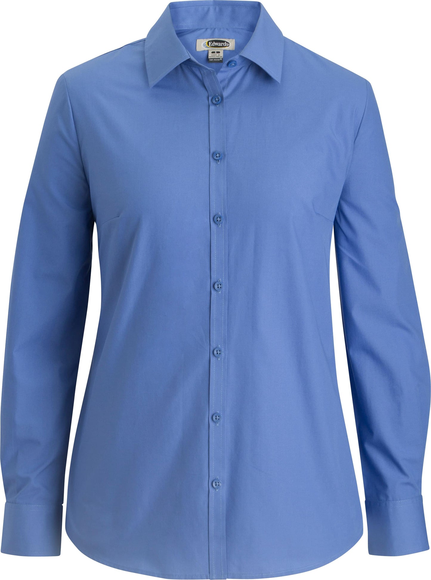 Essential Broadcloth Long Sleeve Ladies Shirt - 5354
