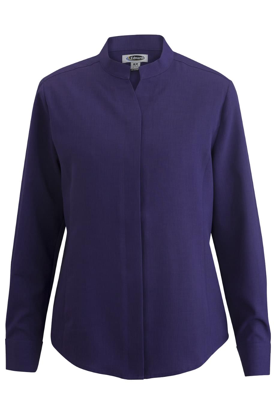 Ladies Stand-Up Collar Shirt - 5398