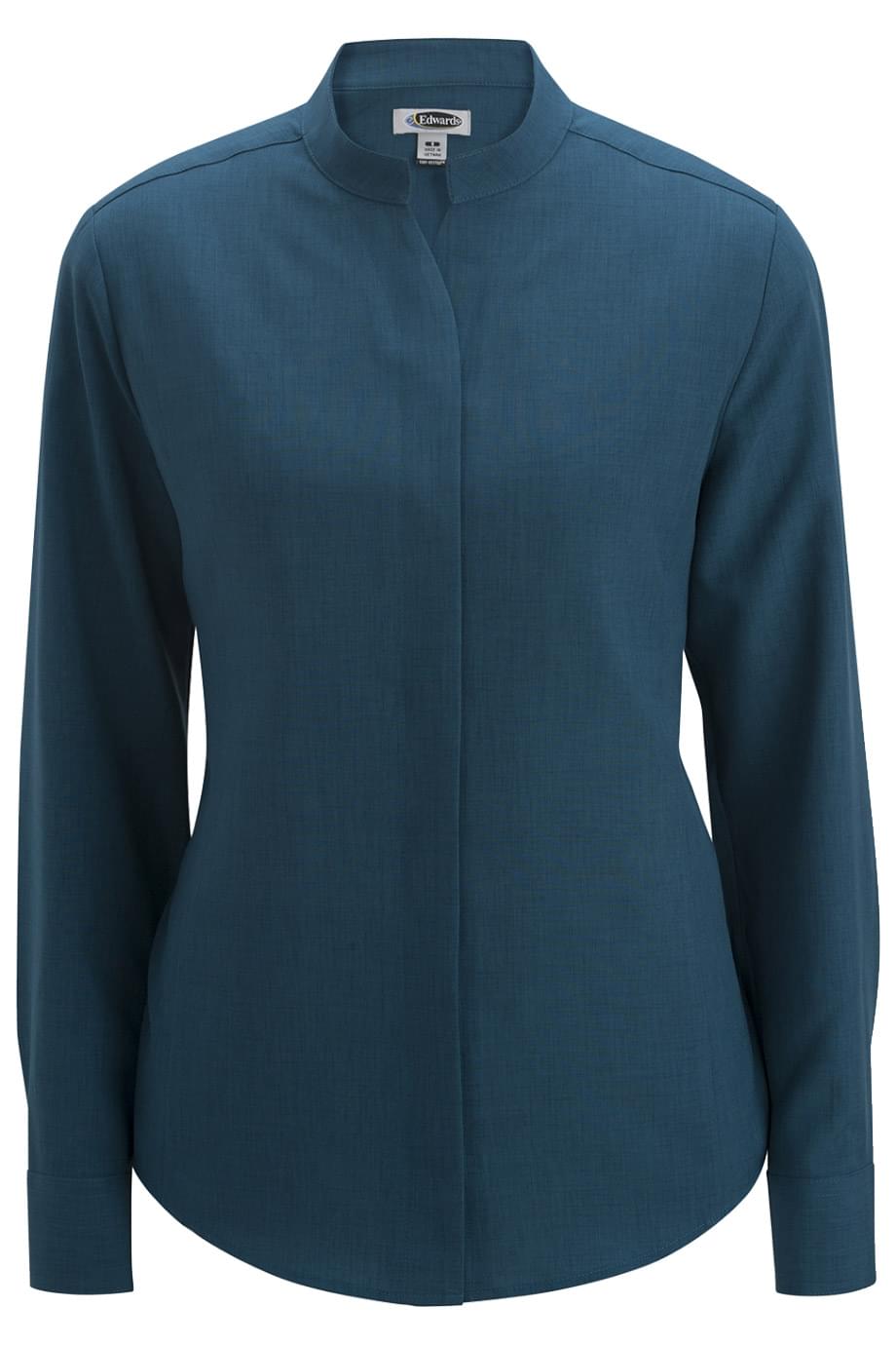 Ladies Stand-Up Collar Shirt - 5398